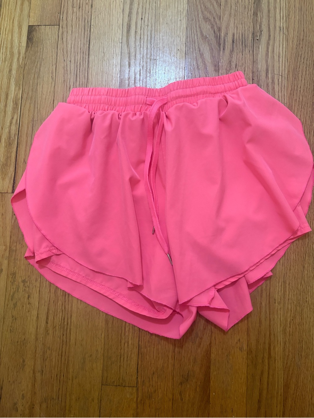 Women’s Pink Drawstring Athletic Shorts